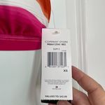 Tommy Hilfiger Bikini Swimsuit Set Striped XS NWT Magenta Pink Orange White Photo 8