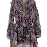  Purple Paisley Bohemian Cover-Up By Anthropologie Swimwear Size M Photo 4