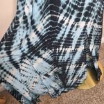 Prómesa Promesa Black Blue Tie Dye Boho Maxi Dress‎ Size M Photo 2