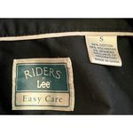 Lee Riders By Women's Sz Small Easy Care 3/4 Sleeve Woven Princess Seams Button Photo 3