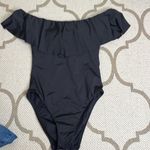 Trina Turk  WOMEN'S MONACO OFF THE SHOULDER RUFFLE ONE PIECE SWIMSUIT Photo 4