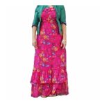 Old Navy  Floral Tiered Maxi Sundress Medium NWT Fuchsia Pink Summer Dress Photo 12