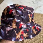 Chuck Original Bucket Hat Cats In Boots Reversible Pink Polka Dot OSFM Black Photo 0