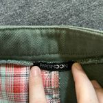 Green and red plaid mini skirt Photo 2