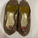 Elaine Turner Brown Leather Studded Flat Loafers Size 10 Photo 6
