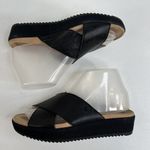 Vionic Size 6 Platform Sandal Hayden Black Leather Orthotic Arch Support Women’s Photo 4