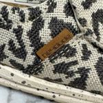 Hey Dude Slip On Shoes Woman's 7 Misty Woven Cheetah Gray Comfort Casual Natural Photo 4