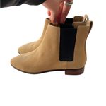 J.Crew Pull On Chelsea Ankle Boots Suede Tan Size Women’s 7 Photo 2