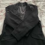Louben Woman black triacetate crystal button office professional blazer size 16W Photo 6