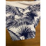 Khongboon Bitlis Bikini Halter Top and Bottom Blue White Tropical Reversible (S) Photo 2