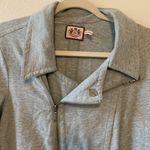 Juicy Couture Womens Size XL Gray Soft Moto Long Sleeve Cotton Blend Jacket Photo 1