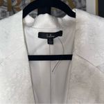 Lulus  Ivory Jacquard Collared Surplice Belted Long Sleeve Jumpsuit Womens XL NWT Photo 7