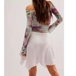 Free People NWOT  Slim Shine Asymmetrical Skirt in Lilac Photo 1
