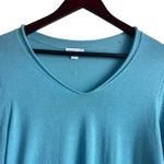 J Jill Women Sweater‎ S Turquoise Lightweight Merino Wool Workwear Quiet Luxury Blue Photo 9
