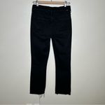Mother Insider Crop Step Fray jeans Not Guilty 29 Black Photo 9