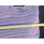 American Eagle Pink Crewneck Large Knit Women Size Medium M Soft Pastel Photo 4