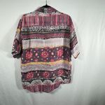 Retro Women's 100% Silk Button up/down Top Sz S Photo 2