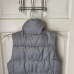 Old Navy  Gray Quilted Puffer Vest Full Zip Medium Photo 3