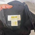 Maeve Anthropologie Femme Scalloped Stretch Jumpsuit Black Size 8 Photo 10