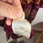 Anthropologie NWT  Maeve Meredith Embroidered Maxi Dress Purple/Orange M Photo 13