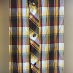 prAna  Men’s Plaid Casual Snap Button Up Lightweight Western Organic Cotton Shirt Photo 2