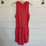 Sundry Evereve Women's Tank Dress Coral Drawstring Waist - EUC 0 Photo 2