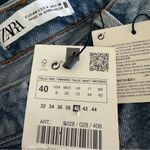 ZARA NWT  Relaxed Fit Low Rise Ankle Length Comfort Distressed Jeans Size 8 Photo 7