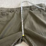 Supplies Skinny Moto Pants Womens Size 20W Olive Green High Rise Outdoor Stretch Photo 9