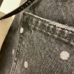 Current/Elliott Current Elliott Faded Polka Dot Easy Stiletto Jeans Black 30 Photo 5