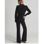 Reiss Size 0 Luka Tux Black Jumpsuit Retails $390 BNWTS Photo 8