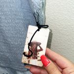 Sincerely Jules  Light Blue Smocked Tiered Floral Tank Top Tie Strap Mini Dress Photo 7