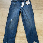 Ella Moss  High-Waisted Distressed‎ Straight Leg Jeans Women's Denim 26 Photo 0