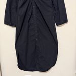 Modern Citizen  Taylor Shirt Midi Dress Black Cotton Twist Front Size Large Photo 3