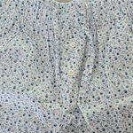 ZARA Blue and White High Waist Shorts Relaxed Fit Photo 2