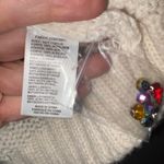 Maeve  Anthropologie Bejeweled Embellished Cardigan Cable Knit Sweater One‎ Size Photo 4