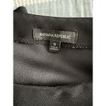 Banana Republic Black Puff Sleeve Career Blouse Shirt Small Photo 2