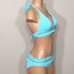Bleu Rod Beattie New. aqua smocked bikini. 12/8. Retails $169 Photo 8