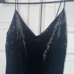 Revamped Black Womens Bodycon Velvet Dress Photo 2