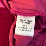 Skies Are Blue NWT Fuchsia Bold Pink Velvet All the Drama Pants Size Medium Photo 5