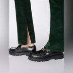 frame denim NWT Frame Le Mini Boot Pants Split Corduroy Bootcut High Rise in Pine Wash 24 Photo 4