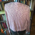 Torrid heathered drape front pink 0/L cozy normcore cardigan Photo 1