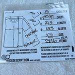 Kirra ‎ Top Womens XS Black Mesh Lace Ditsy Floral Stretch Sheer Oversized Blouse Photo 2