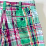 Polo Ralph Lauren Women’s Shorts Size 2 Plaid Print Green Photo 3