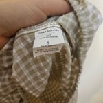 Sienna Sky  Small S Checkered Light Tan White Checkered Scoop Oversized NEW NWT Photo 6