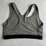 Nike Dri-Fit Grey Racerback Sports Bra Woman Medium Athletic Workout Fitness Photo 2