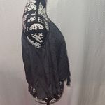 American Eagle  outfitters Sexy womens Gray Tassel Boho off the shoulder Small. Photo 1