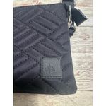 IHKWIP Triple Entry Quilted Crossbody Wristlet Strap Black Travel Vacation Purse Photo 1