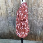 Maurice's  Rust Color Floral Print Duster Cardigan Size 3X Photo 8