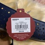 SO  FLAT POINTED NAVY SANDALS SIZE 8.5 Photo 1