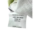 Allegra Masetti Firenze Linen Shirt Dress‎ XL Button Resort Vacation Cruise Photo 5